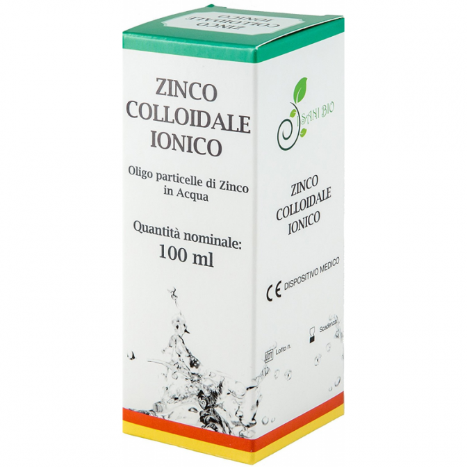 Zinco colloidale ionico - 40ppm - 100ml