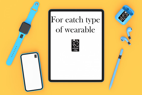 E-Smog Chip  Wearables (per smartwatch, cuffie BT ecc)