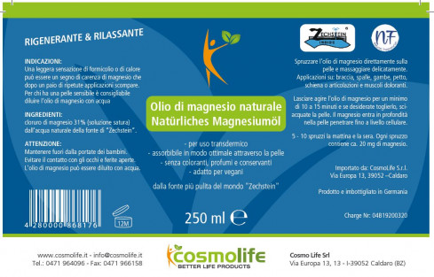 OFFERTA!!! 4x Olio di magnesio + 1 olio di magnesio GRATIS!!!!