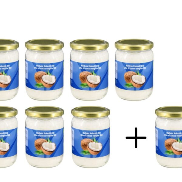 SPARANGEBOT: 7xKokosöl COSMOLIFE "NF" 500ml + 1 gratis
